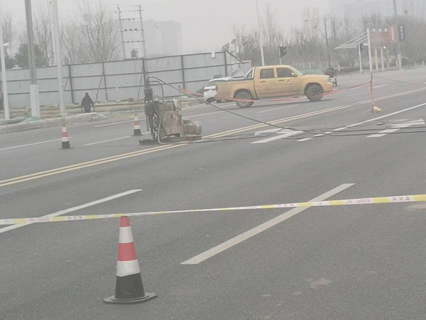 无极马路注浆